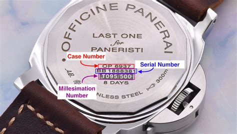 check panerai serial number|panerai watch serial number location.